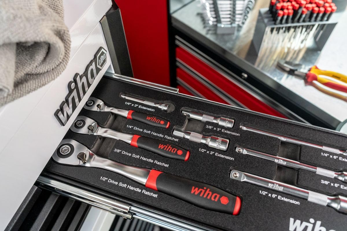 9pc SoftFinish Ratchet wrench set