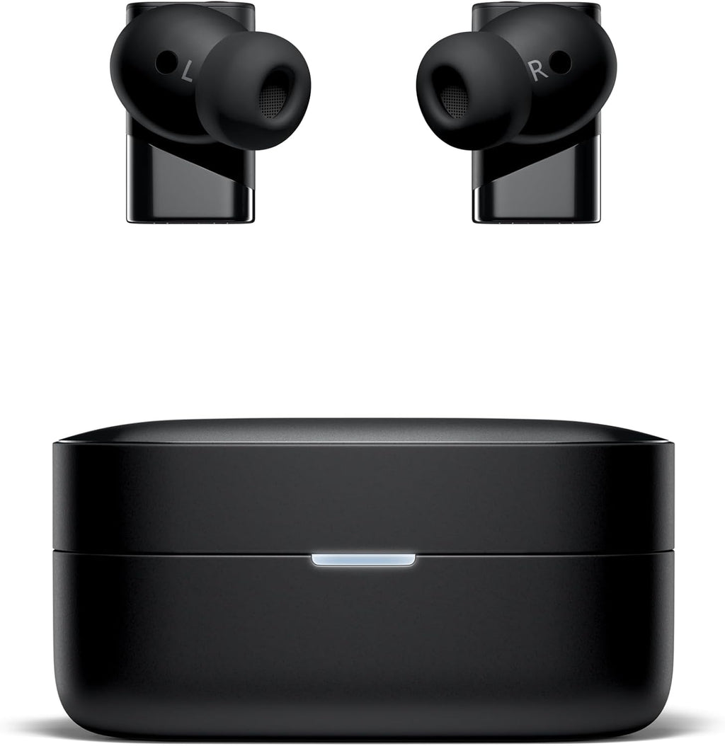 Status Pro X Wireless Earbuds, Triple Speaker Driver, Hi-Res Audio with LDAC, 52dB ANC, 6 Beamforming Mics with VoiceLoom AI for Clearest Calls (Black Alloy)