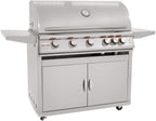 Blaze Freestanding Grill with Lights (BLZ-5LTE2-LP-BLZ-5-CART), 40-inch, Propane Gas