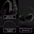 Sony INZONE H9 II Wireless Noise Canceling Gaming Headset  WH-1000XM6 Drivers  Lightweight  Detachable Cardoid AI Mic  2.4GHz and Bluetooth  Soft Case  for PC  PS5  Switch  and Mobile  White