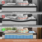 Queen Mattress,14 Inch Queen Size Mattresses in a Box, Memory Foam Mattress for Pressure Relief & Cool Sleep,CertiPUR-US Certified,Safe Foams & Fabric,Non-Fiberglass,Medium Firm,80" x 60"