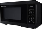 SHARP Countertop Microwave Oven with Removable 12.4" Carousel Turntable, 1000 Watt, 1.1 Cubic Feet, Black
