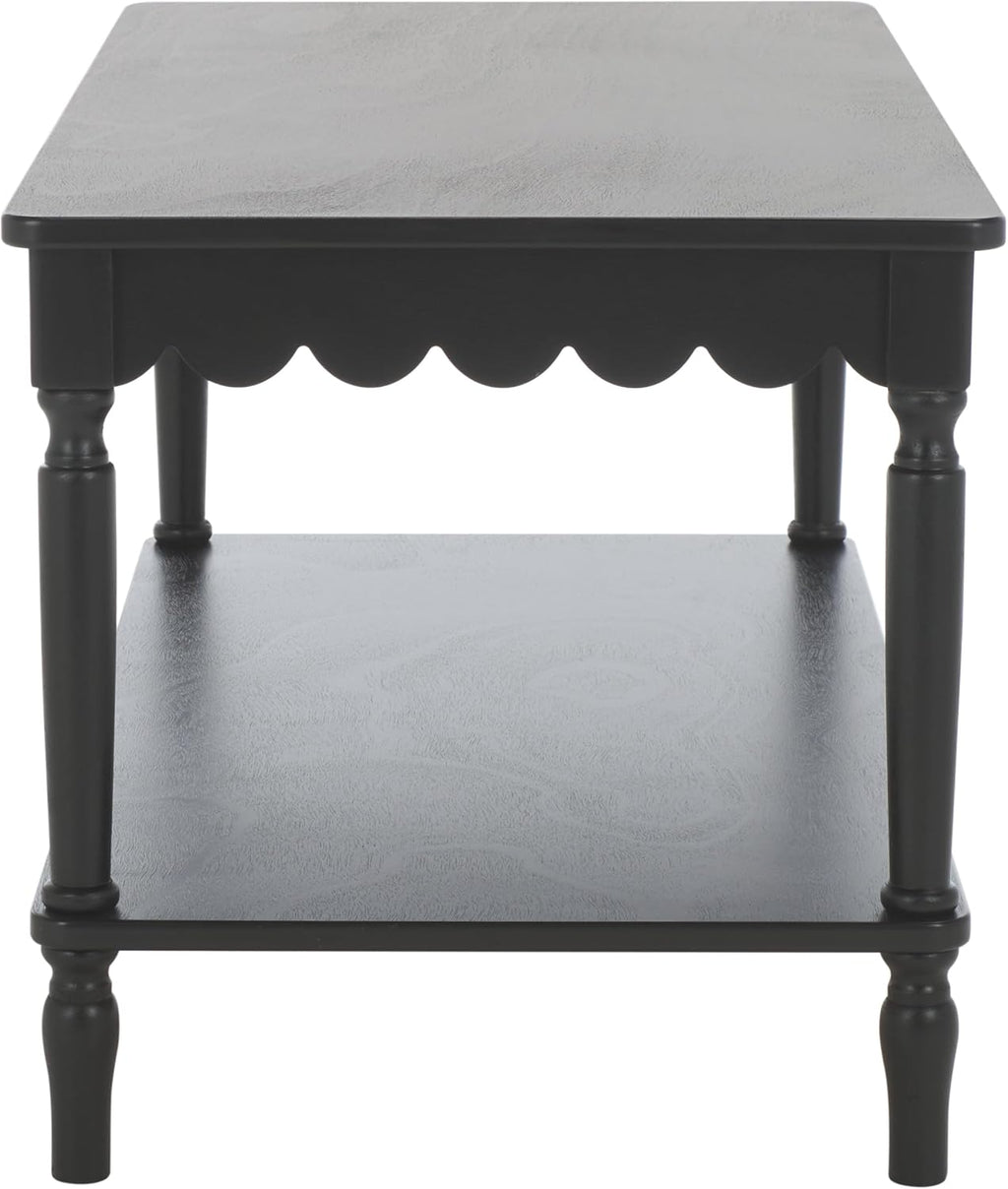 SAFAVIEH Home Collection Haven Matte Black Coffee Table