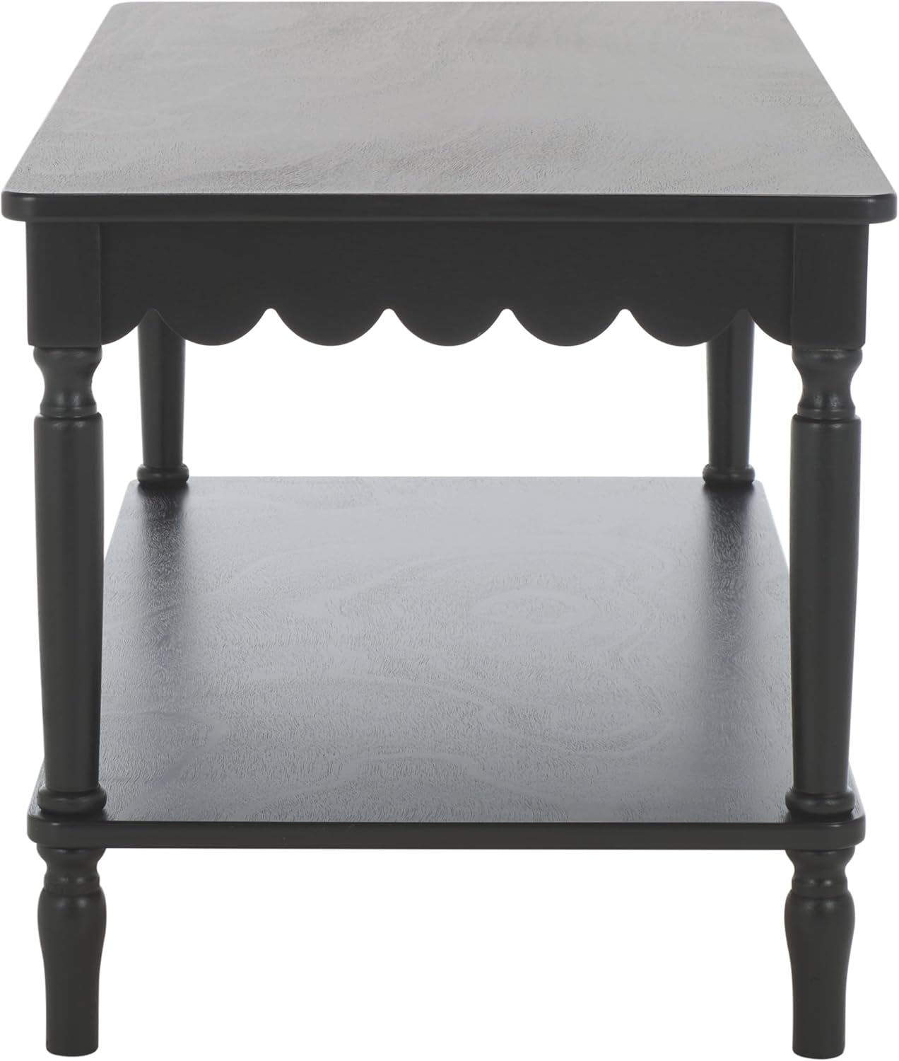 SAFAVIEH Home Collection Haven Matte Black Coffee Table