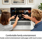 HP 17.3'' Touchscreen Laptop Computer-Windows 11 Pro for Business & Home Use  8-Cores Intel i3-N305  32GB RAM  128GB eMMC+1TB PCIe M.2 SSD  720 HD Webcam  HDMI  Num Pad  Wi-Fi 6  1 Year Office 365
