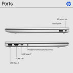 HP 14 inch Laptop  HD Display  Intel Core i3-N305  8 GB RAM  256 GB SSD  Intel UHD Graphics  Windows 11 Home in S Mode  Natural Silver  14-ep0299nr