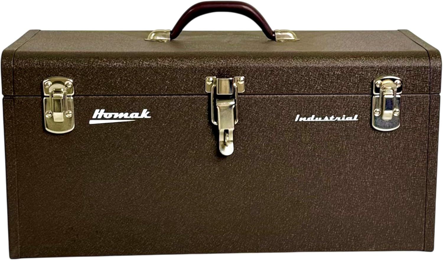 Homak 20-Inch Industrial Steel Toolbox, Brown Wrinkle Powder Coat, BW00200200