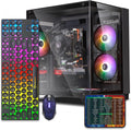Prebuilt Gaming PC Desktop Computer Intel Core i5 Desktop Operating at A Frequency of 3.2-3.6 GHz RX550 Graphics Card with 4GB GDDR5 Video Memory 16GB RAM  512GB NVME SSD WiFi5 RGB Fan x4 Windows 11