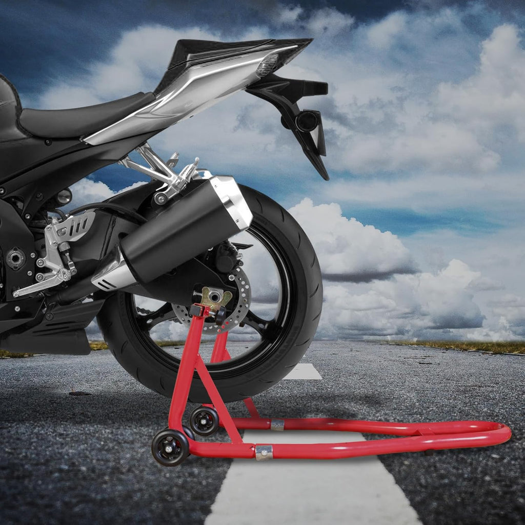 Jack Boss Motorcycle Stand Rear Combo Wheel Lift Stands, 500Lbs Capacity,Swingarm Spool Paddock Stands for Sport Bike,Fit for Yamaha, for Honda, Suitable for Kawasaki