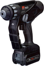 18V Dual Function Rotary Hammer/Drill Driver with 5-Stage Torque Clutch, LED Work Light, SDS-Plus Chuck, 1/4” Hex Drive Adapter by Huskie Tools - SDS Kit w/ 1 Battery, Charger & Tool Bag