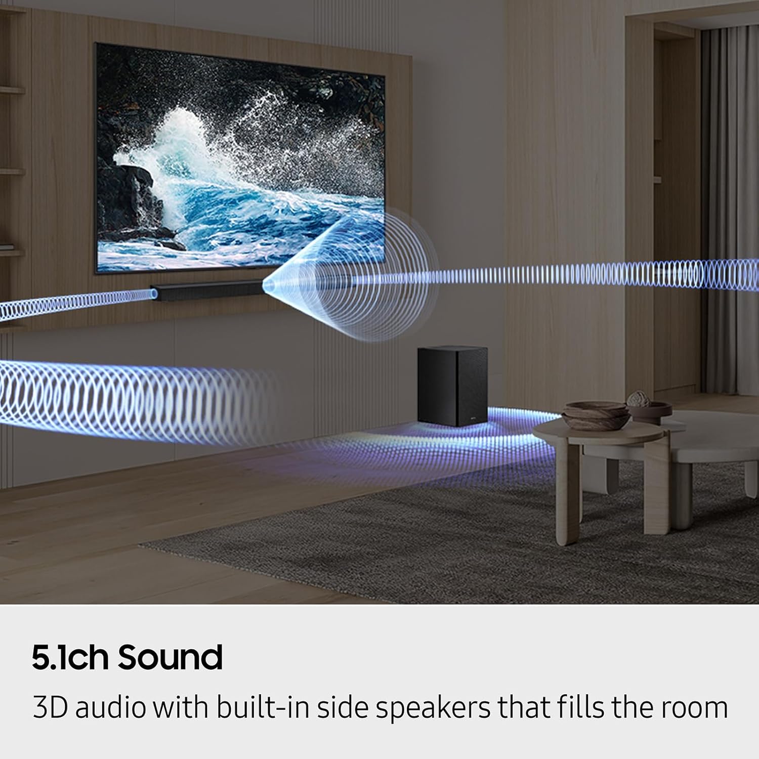 Samsung QN65S90FAFXZA 65 Inch 4K OLED Smart TV with a HW-B750F B Series Soundbar 5.1 Ch and Subwoofer (2025)