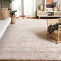 SAFAVIEH Hudson Shag Collection Area Rug - 9' x 12', Ivory & Beige, Modern Abstract Design, Non-Shedding & Easy Care, 2-inch Thick Ideal for High Traffic Areas in Living Room, Bedroom (SGH295C)