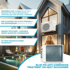 Daikin 18,000 BTU (9K + 12K) 21SEER2 2-Zone Mini Split Air Conditioner Heat Pump R-32 System with Maxwell 15 ft. Installation Kit and Wall Mounting Bracket