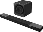 Klipsch Flexus Sound System: CORE 200 Sound Bar  10" SUB 100 Subwoofer  Powered by Onkyo with Bluetooth  Dolby Atmos and Custom Tuned Bass - Black