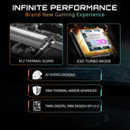 GIGABYTE B850M Gaming X WIFI6E AMD AM5 mATX Motherboard, Support AMD Ryzen 9000/8000/7000 Series, DDR5, 10+2+2 Power Phase, 2X M.2, PCIe 5.0, USB-C, WIFI6E, 2.5GbE LAN, EZ-Latch, 5-Year Warranty