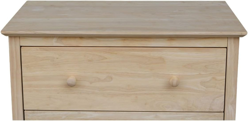International Concepts Dresser with 3 Drawers, Unfinished