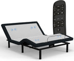 Blissful Nights e4 King Adjustable Bed Frame with Massage, Anti-Snore, Zero Gravity, USB Charging, Under Bed Lights, Wireless Remote Head and Foot Incline