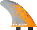 FCS PC-7 Performance Core Surfboard Tri Fin Set - Large - Orange Smoke