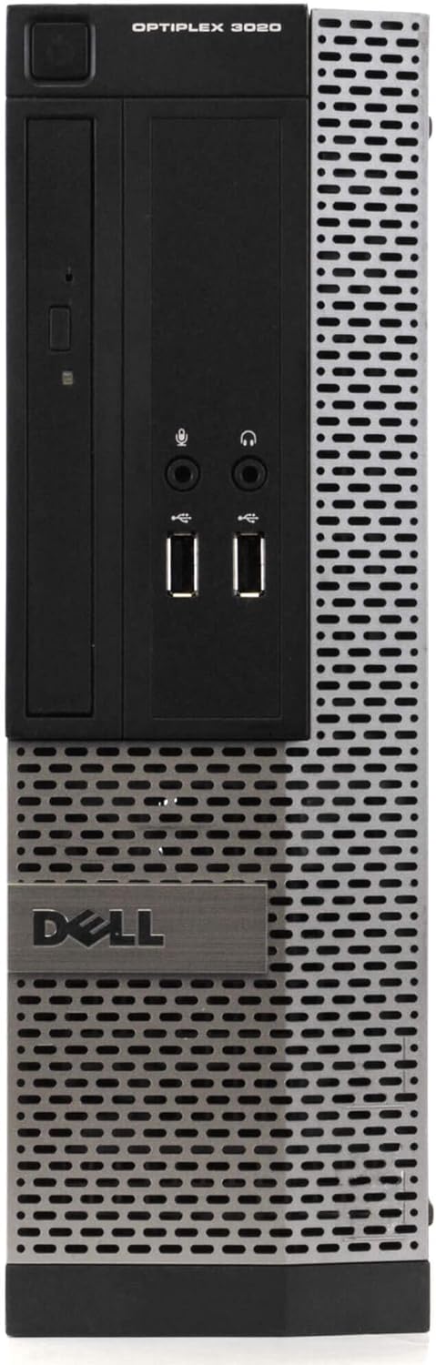 DELL Optiplex 3020 SFF Slim Desktop Computer, Intel Core i3 4130 3.40 GHz, 4GB RAM, 500GB HDD, DVDRW, USB 3.0, Windows 11 Pro (Renewed)