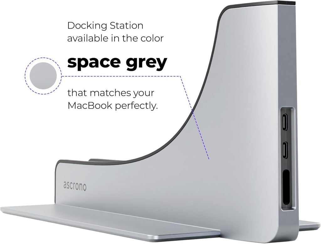 Dock for 16" Apple MacBook Pro - Docking Station - Connect Dual Displays w/Two Thunderbolt 4 USB-C Ports - Mac Docking Station Hub - Supports MacBook Pro 16 (2021-2024  M1 M2 M3 M4 Pro & Max)