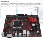 XUMIUZIY B250M V3 Desktop Motherboard, M ATX 2 DDR4 DIMM Slot for LGA 1151 7th 6th Gen Core i7 i5 i3 14nm CPU Processor, with PCI E 3.0, DVI Output, ALC887 8 Channel Sound Chip