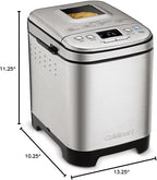 Cuisinart Bread Maker Machine, Compact and Automatic, Up to 2lb Loaves