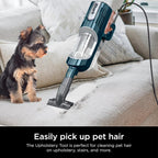 Shark HZ700 Ultralight PetPro Corded Stick Vacuum with PowerFins HairPro Odor Neutralizer Technology, Crevice & Upholstery Tool, Blue Iris (Renewed)