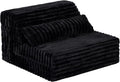 Tiita Folding Sofa Bed Twin Size, Convertible Sleeper Chair Mattress with Pillow, Thick Corduroy Floor Mattress Couch Bed with Side Pocket, Guest Room, Dorm, Apartment, Balck