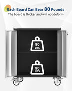 GarveeHome Heavy Duty Garage Storage Cabinet with Wheels, Rolling Tool Cabinet with Adjustable Shelf & Lockable Doors, Rust Resistant for Home Office Workshop,