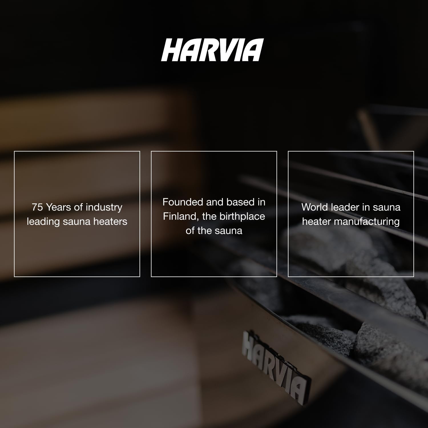 Harvia KIP 200v Sauna Heater, Wall Mounted Electric Sauna Stove, Stainless Steel 220v Heater with Sauna Stones Included, Large Stone Cavity for Maximum Heat Release (4.5kW - Dials)