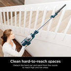 Shark HZ700 Ultralight PetPro Corded Stick Vacuum with PowerFins HairPro Odor Neutralizer Technology, Crevice & Upholstery Tool, Blue Iris (Renewed)