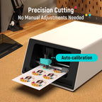 Liene PixCut S1 Color Sticker Printer & Cutting Machine - All-in-One Sticker Maker for DIY Crafts  Custom Labels & Gifts. Thermal Dye-Sublimation Photo Printer  300 DPI  Precise AI Auto-Cutting