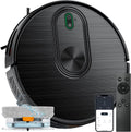 XIEBro 2 in 1 Robot Vacuum and Mop Combo, 6500Pa Suction, Robotic Vacuum Cleaner with 200 Min Runtime, Self-Charging, App/Alexa/Voice Control, Ideal for Hard Floor, Pet Hair, Carpet