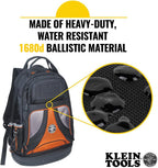 Klein Tools 80115 Backpack Kit with Tradesman Pro 39-Pocket Backpack and Electricians Pocket Knife, 2-Piece