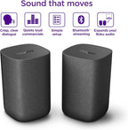 Roku Wireless Speakers - Set of 2 (Pack of 1) - Compatible with Roku TV  Streambar  and Streambar Pro (SE is not compatible)