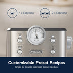 De'Longhi Classic Espresso Machine with Milk Frother, 15-Bar Pump & Temperature Control - Barista Coffee Maker Kit for Espresso, Latte, Cappuccino & Iced