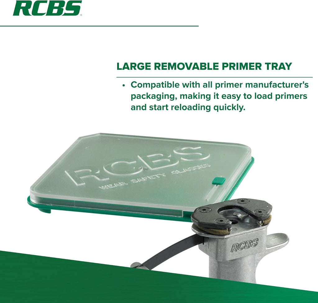 RCBS 90201 Universal Hand Priming Tool, Green
