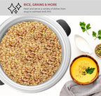 Aroma Housewares Commercial Rice Cooker and Food Steamer Bundle (ARC-1033E + ARC-360-NGP)