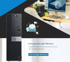 Dell OptiPlex 7070 SFF Desktop Computer PC  Intel 8 Core i7-9700 3.0GHz up to 4.70GHz 32GB DDR4 Ram New 1TB NVMe M.2 SSD AX210 Built-in WiFi 6E Windows 11 Pro  Wireless Keyboard & Mouse (Renewed)