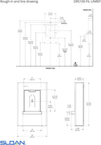 Sloan DropSpot Filtered On-Wall Bottle Filler DRS100-FIL-UNREF-SS - Water Dispenser, Touch-Free Sensor Operated, ADA Compliant