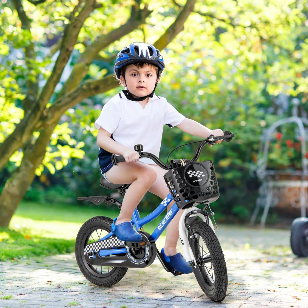 BABY JOY Kids Bike, 12 14 16 18 Inch Boys Girls Bike for 3-8 Years w/Training Wheels, 20 Inch Children Bicycle for 8+ Teens w/Kickstand, Handbrake, Coaster Brake & Removable Basket, Sporty Bicycle