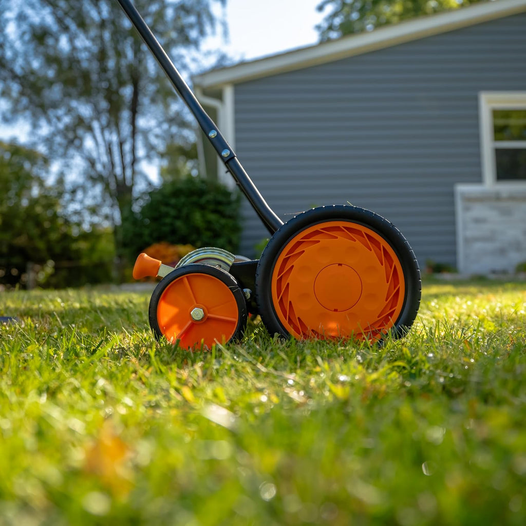 Scotts 716-18S 18-Inch 7-Blade Push Manual Reel Lawn Mower, Green