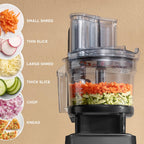 Vitamix Ascent X4 Gourmet SmartPrep Kitchen System, Professional-Grade Blender, Stainless-Steel Blades, 12-Cup Food Processor Attachment with 4 Discs, 48 Oz Blender Container, White