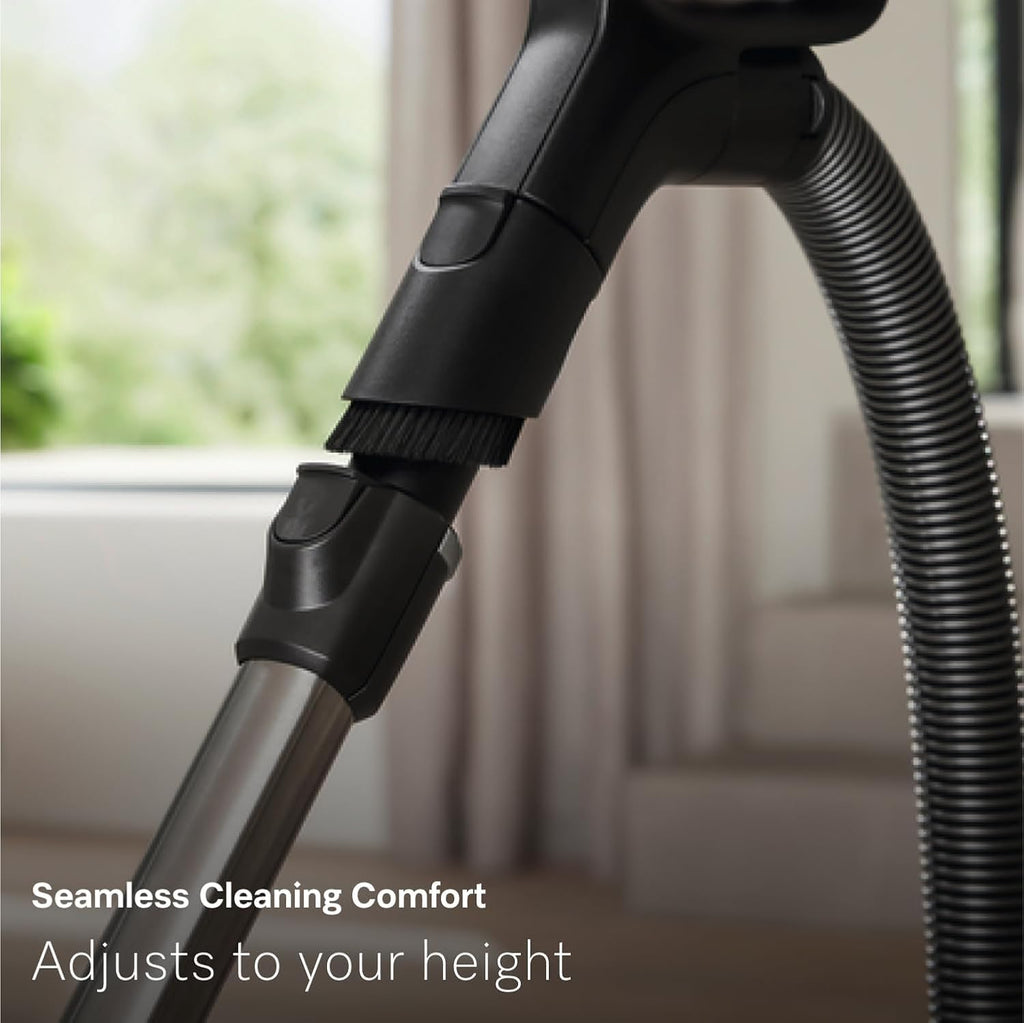 Miele Guard S1 Parquet Flex Bagged Canister Vacuum Cleaner with AirClean Plus Filter, Parquet Twister Brush, FiberTeQ Universal Floorhead & XL Flexible Crevice Tool – Brilliant White
