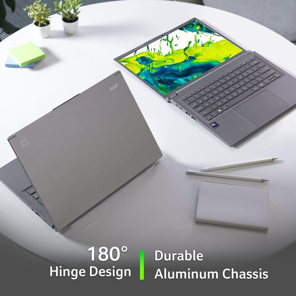 acer Aspire 14 AI Copilot+ PC | 14" WUXGA Display | Intel Core Ultra 5 Processor 226V | NPU: Up to 40 Tops - GPU: Up to 53 Tops | Intel ARC 130V | 16GB LPDDR5X | 512GB SSD | Wi-Fi 6E | A14-52M-51S1