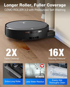 ECOVACS DEEBOT X9S PRO Omni Robot Vacuum and Mop, 30,000Pa Suction, Instant Self-Cleaning OZMO Roller Mop, TruEdge Deep Edge Cleaning, ZeroTangle, Dual-Cleaning Solution System, AI Obstacle Avoidance