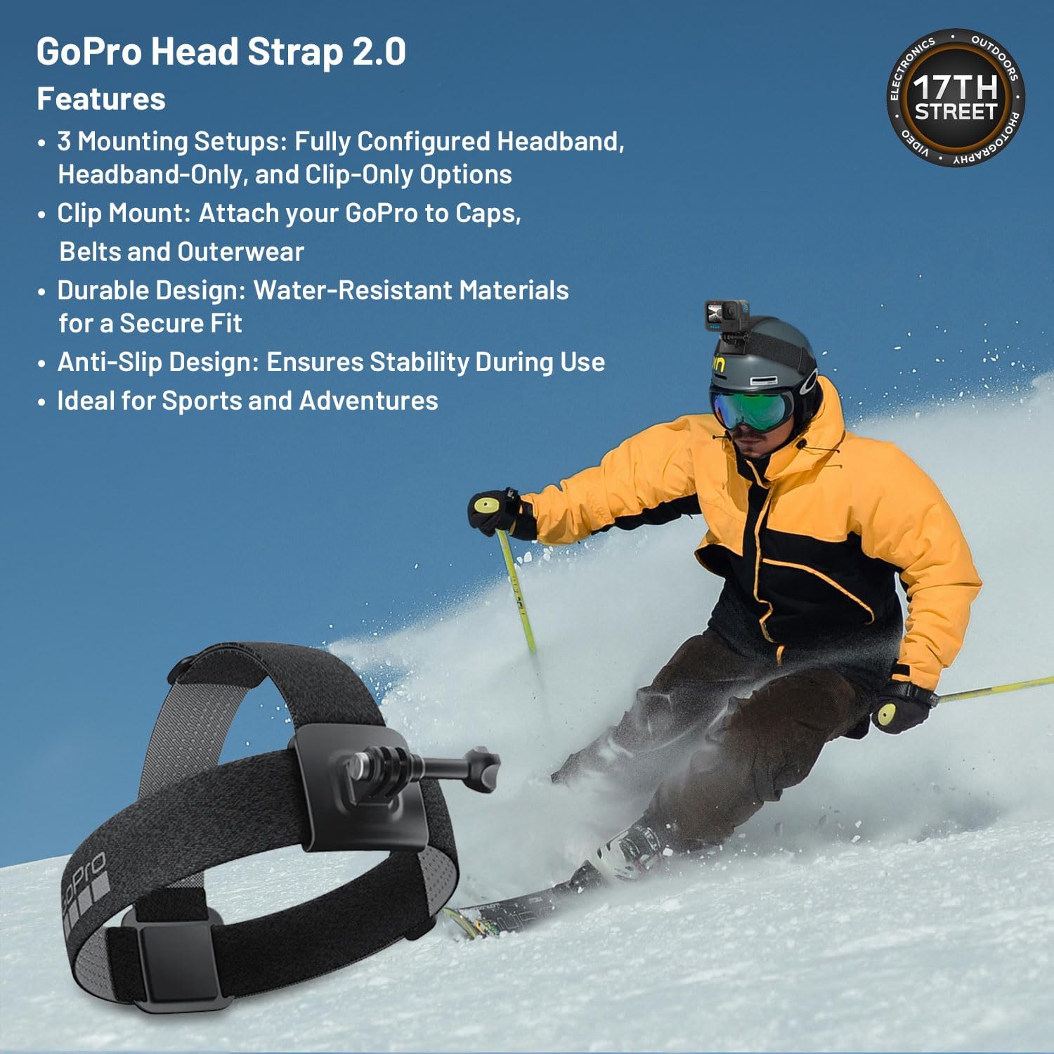 GoPro Hero13 Black 27MP Waterproof Action Camera - Special Accessory Bundle | 5.3K60 Ultra HD Video w/Handler  2 Enduro 1900mAh Batteries  64GB Extreme microSDXC Memory Card and Head Strap 2.0