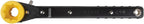 Klein Tools KT151T Lineman's Ratcheting Wrench with Bolt-Through Design, 3/4-Inch, 13/16-Inch, 1-Inch x 1-1/8-Inch Combination Square Socket