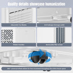AKIRES 10000 BTU Portable Air Conditioners,3-IN-1 Portable AC Unit With Fan & Dehumidifier,Remote Control,24H Timer,Sleep Modes,Cools Room Up To 450 sq.ft,Suitable for Bedroom,Room, Office,Apartment