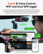 Vantrue E360 Plus All Channel Dash Cam  585°  Dual STARVIS 2  Fisheye Front + Fisheye Inside + Rear Dash Camera  Dual IR Night Vision  GPS  WiFi  Touchscreen  Parking Mode  Voice Control  Support 1TB